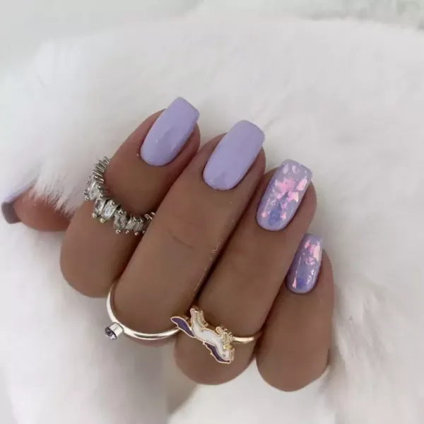  45 عکس ناخن امبره یاسی