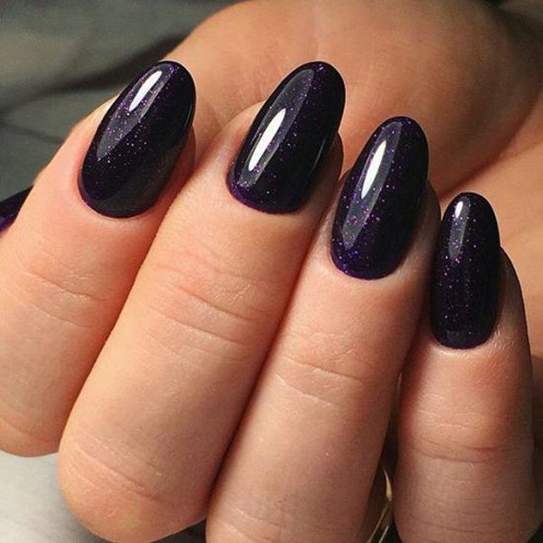  68 عکس طرح ناخن آبی کاربنی