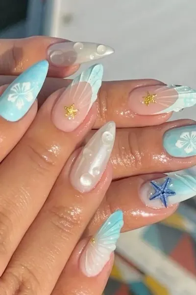  44 کس طرح ناخن ابی یخی