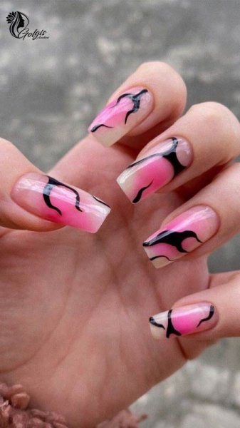  عکس طرح ناخن اسپرت