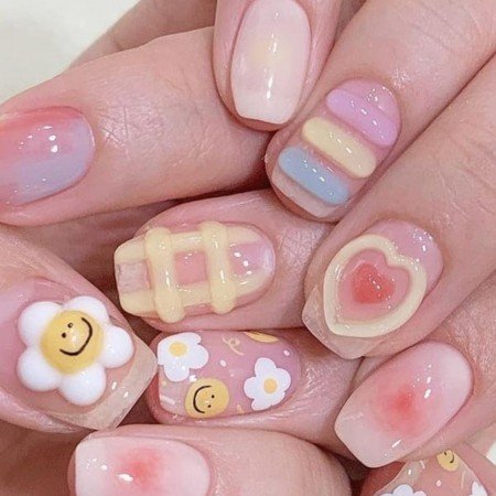  عکس طرح ناخن اسپرت