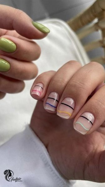  عکس طرح ناخن اسپرت