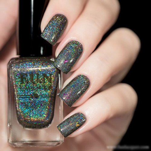  70 عکس طرح ناخن اکلیلی