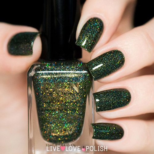  70 عکس طرح ناخن اکلیلی