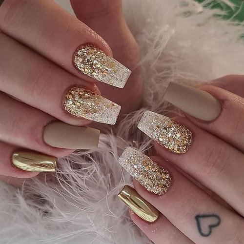  68 عکس طرح ناخن اکلیلی جدید