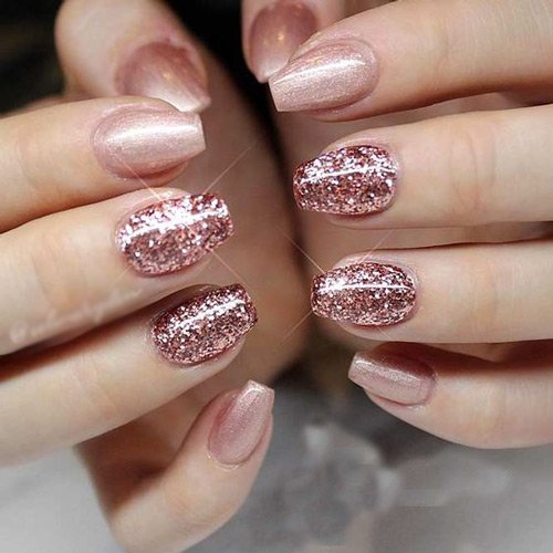  100 عکس طرح ناخن اکلیلی ساده