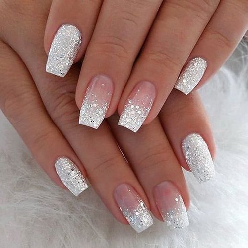  100 عکس طرح ناخن اکلیلی ساده