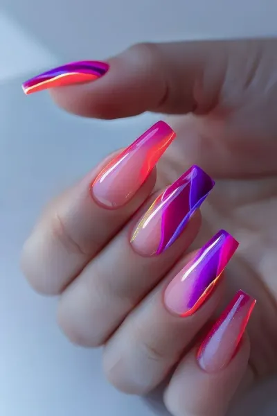  37 عکس طرح ناخن ایس