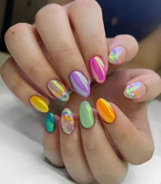  37 عکس طرح ناخن ایس