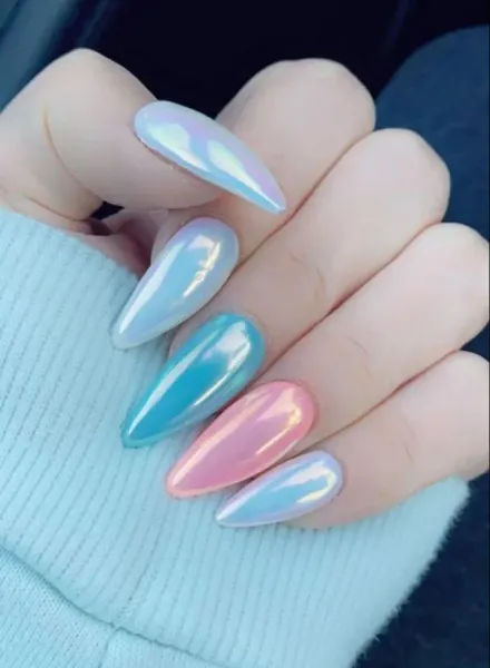  37 عکس طرح ناخن ایس