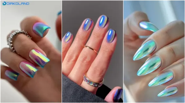  70 عکس ناخن آیس آبنباتی قرمز