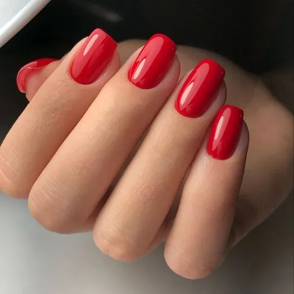  70 عکس ناخن آیس آبنباتی قرمز