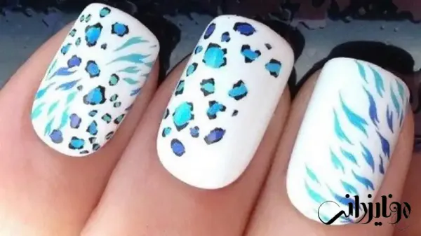  110 عکس طرح ناخن پلنگی