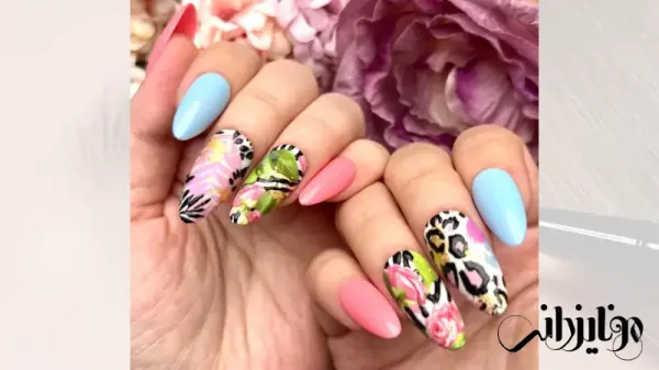  110 عکس طرح ناخن پلنگی