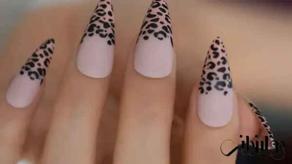  110 عکس طرح ناخن پلنگی