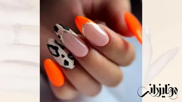  110 عکس طرح ناخن پلنگی