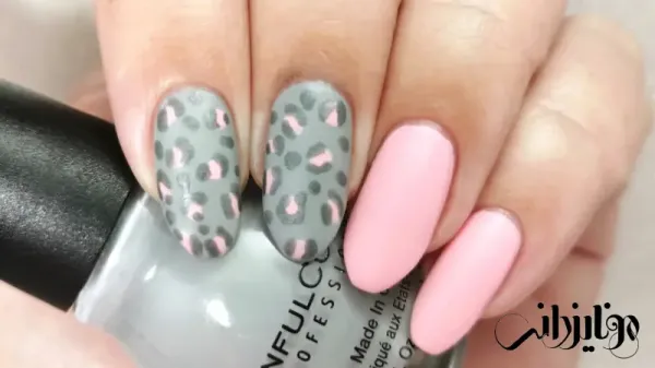  110 عکس طرح ناخن پلنگی