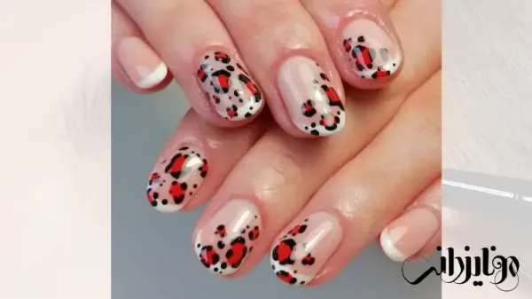  110 عکس طرح ناخن پلنگی