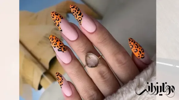  110 عکس طرح ناخن پلنگی