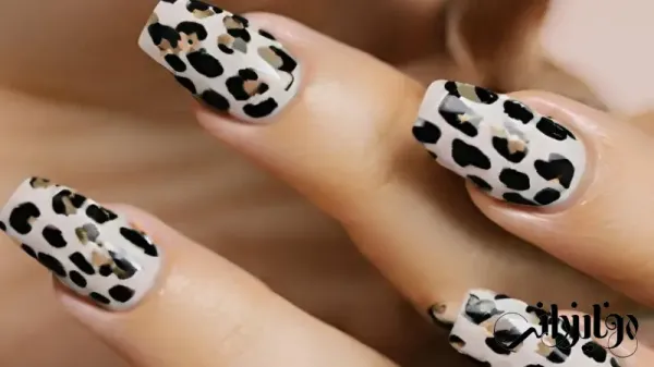  110 عکس طرح ناخن پلنگی