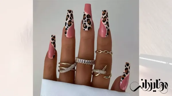  110 عکس طرح ناخن پلنگی