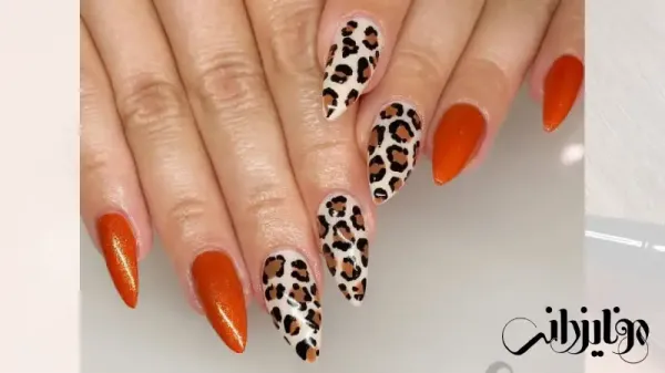  110 عکس طرح ناخن پلنگی