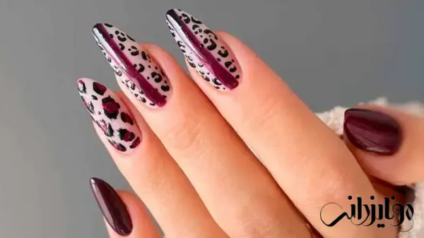  110 عکس طرح ناخن پلنگی