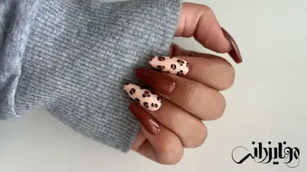  110 عکس طرح ناخن پلنگی