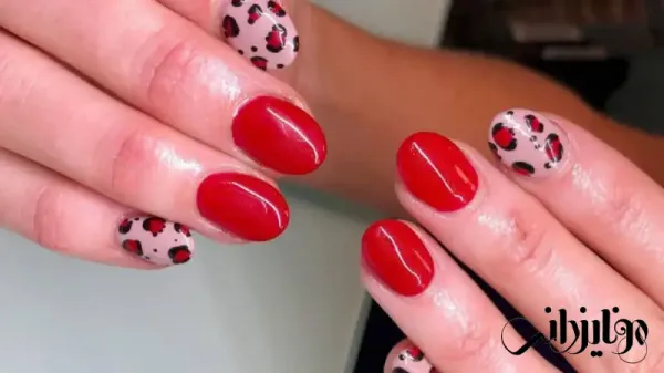  110 عکس طرح ناخن پلنگی