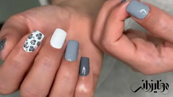  110 عکس طرح ناخن پلنگی