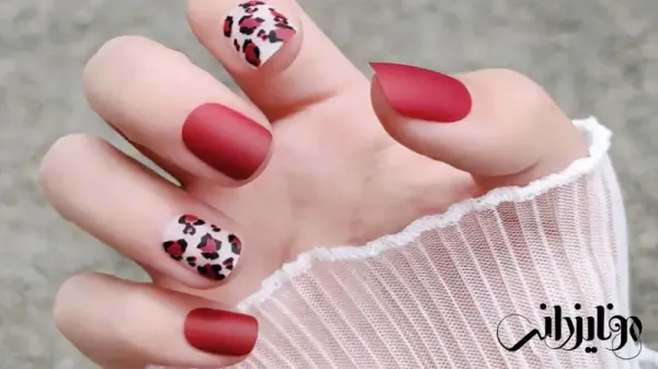  110 عکس طرح ناخن پلنگی