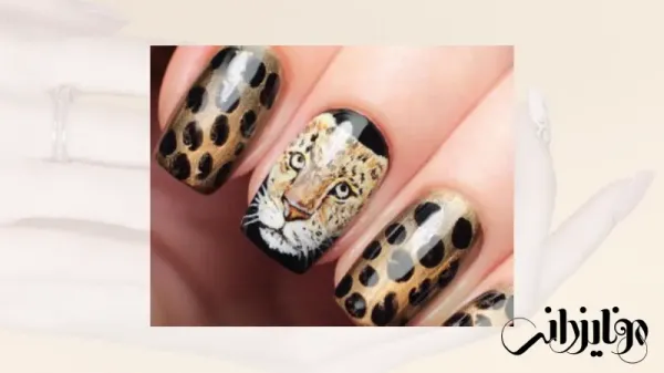  110 عکس طرح ناخن پلنگی