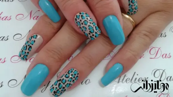  110 عکس طرح ناخن پلنگی