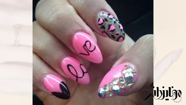  110 عکس طرح ناخن پلنگی