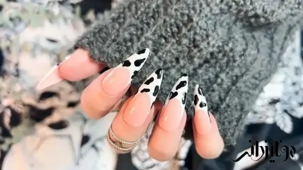  110 عکس طرح ناخن پلنگی