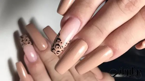  110 عکس طرح ناخن پلنگی