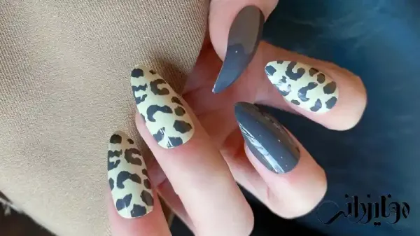  110 عکس طرح ناخن پلنگی