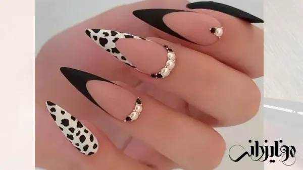  110 عکس طرح ناخن پلنگی