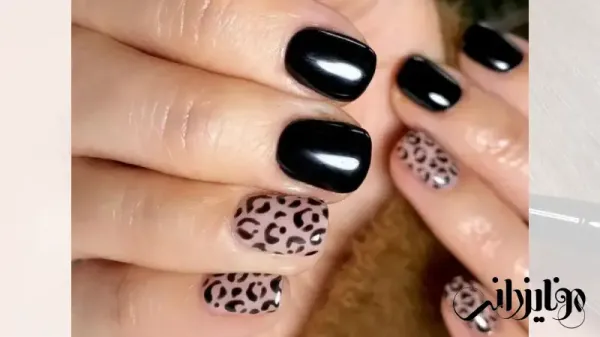  110 عکس طرح ناخن پلنگی