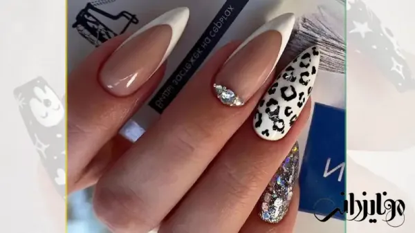  110 عکس طرح ناخن پلنگی