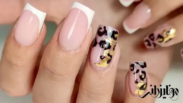  110 عکس طرح ناخن پلنگی