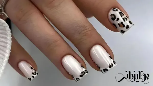  110 عکس طرح ناخن پلنگی