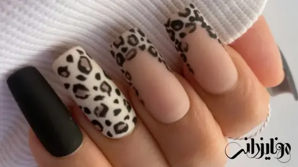  110 عکس طرح ناخن پلنگی