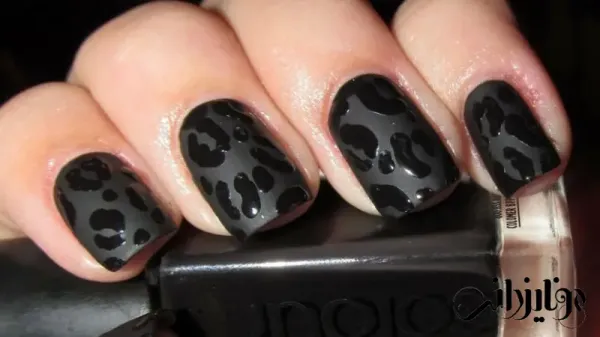  110 عکس طرح ناخن پلنگی