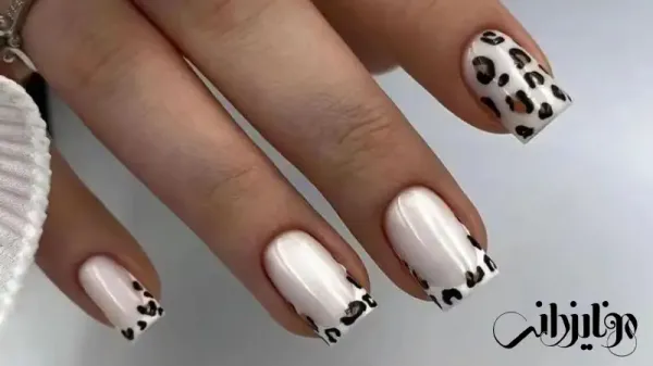  110 عکس طرح ناخن پلنگی