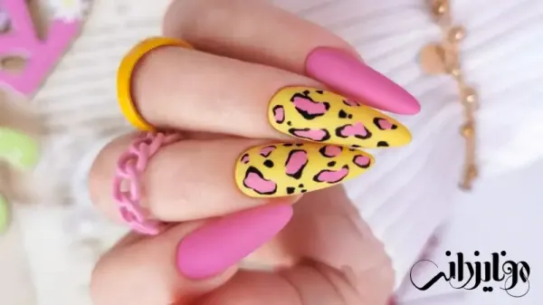  110 عکس طرح ناخن پلنگی