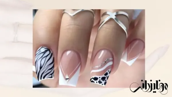  110 عکس طرح ناخن پلنگی
