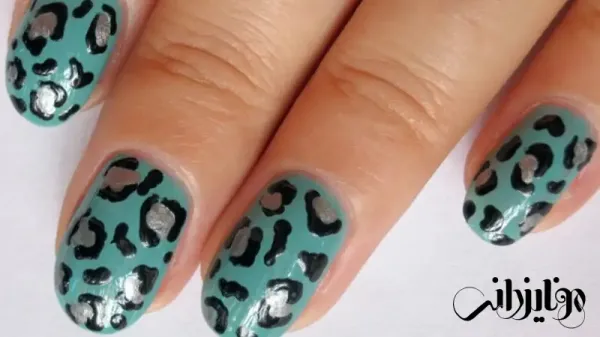  110 عکس طرح ناخن پلنگی