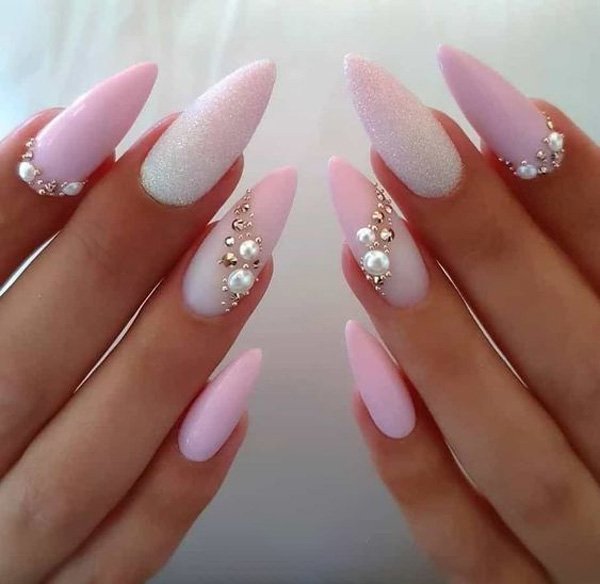  150 عکس طرح ناخن جدید عروس