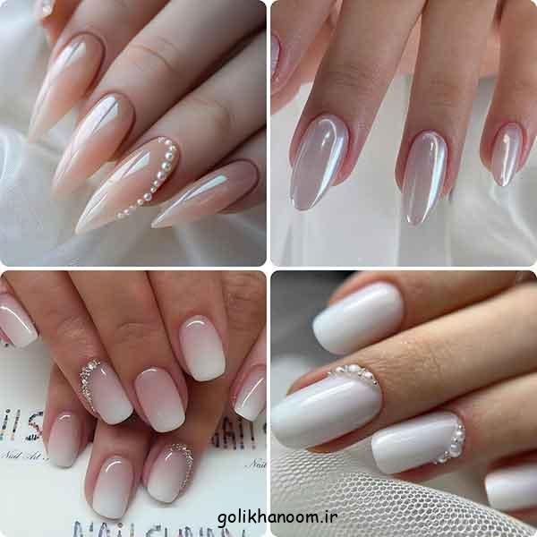  70 عکس مدل ناخن عروس جدید اینستاگرام